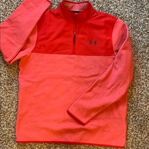 Men’s 1/4 Zip Red UA pullover
